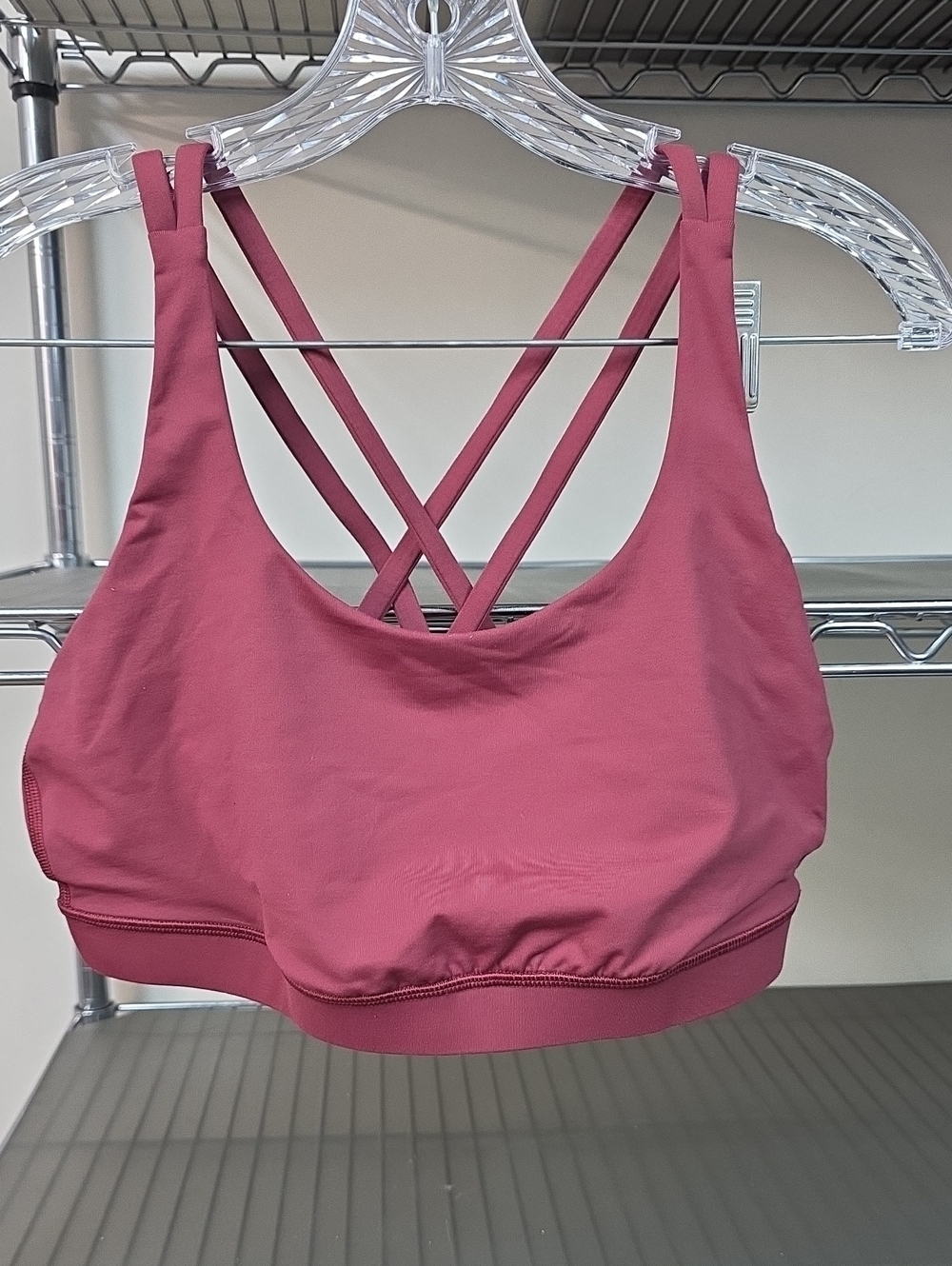 Lululemon Strappy Sports Bra — Dusty Rose